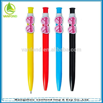 Funny plastic cartoon ball pen